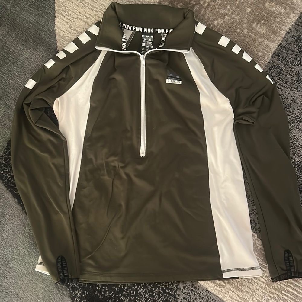 PINK Victorias Secret Ultimate 3/4 Zip Hoodie